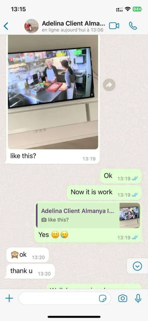 Snelle technische ondersteuning via WhatsApp