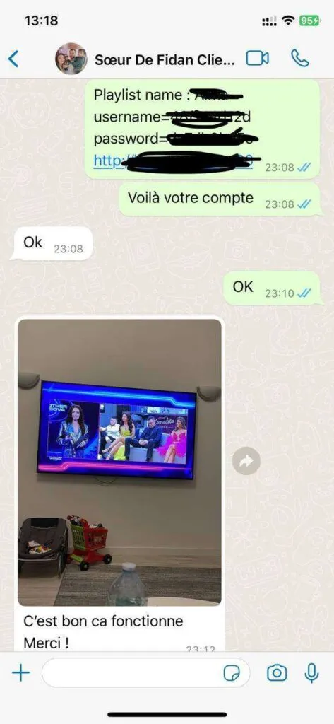 Hulp bij het instellen van meerdere schermen via WhatsApp